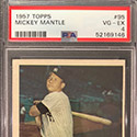 1957 Topps Mantle Card